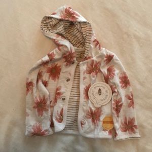 Burt Bees Reversible Jacket NWT 3-6M